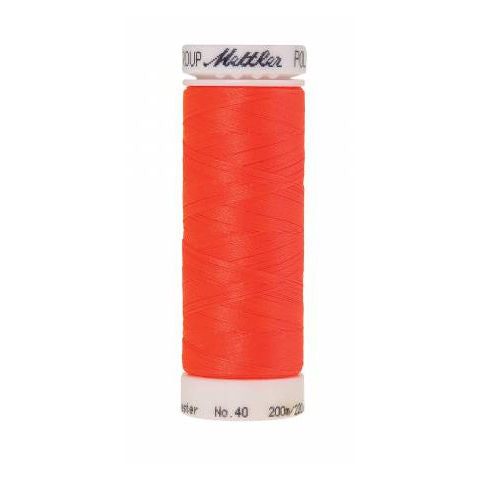 Mettler Poly Sheen 1306 Devil Red polyester embroidery thread