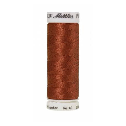 Mettler Poly Sheen 1322 Dirty Penny polyester embroidery thread