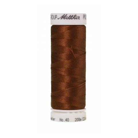 Mettler Poly Sheen 1342 Rust polyester embroidery thread