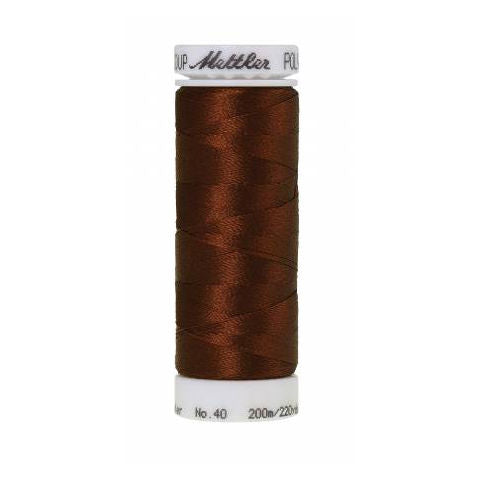 Mettler Poly Sheen 1344 Coffee Bean polyester embroidery thread