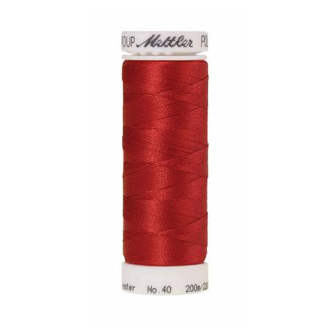 Mettler Poly Sheen 1720 Not Quite Red polyester embroidery thread