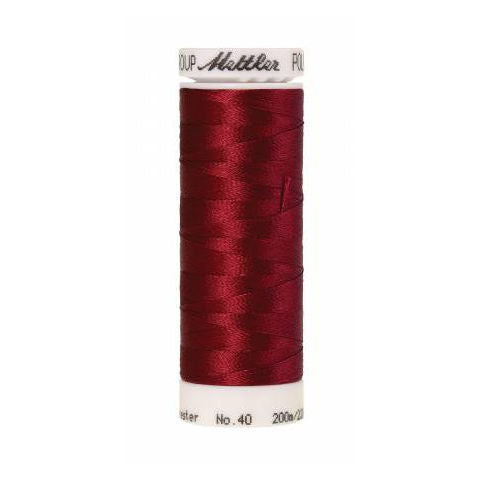 Mettler Poly Sheen 1913 Cherry polyester embroidery thread