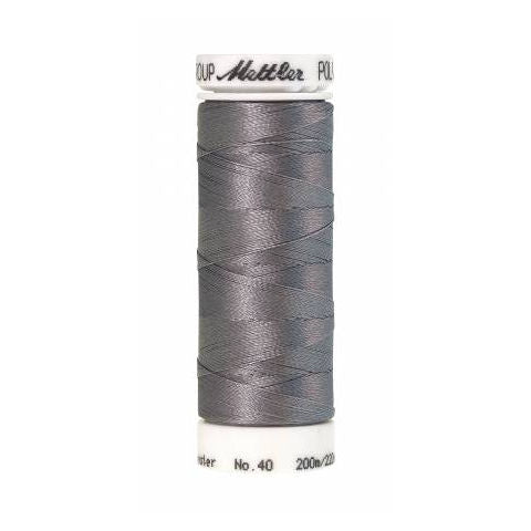 Mettler Poly Sheen 1972 Silvery Gray polyester embroidery thread