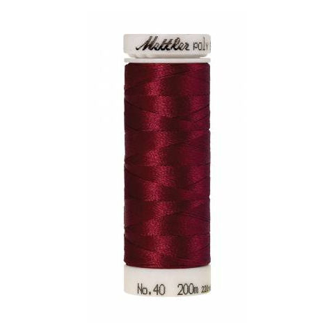 Mettler Poly Sheen 2011 Fire Engine polyester embroidery thread