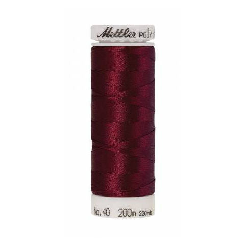 Mettler Poly Sheen 2113 Cranberry polyester embroidery thread