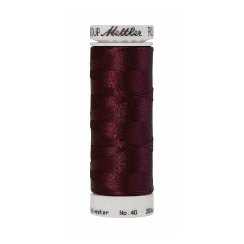 Mettler Poly Sheen 2115 Beet Red polyester embroidery thread