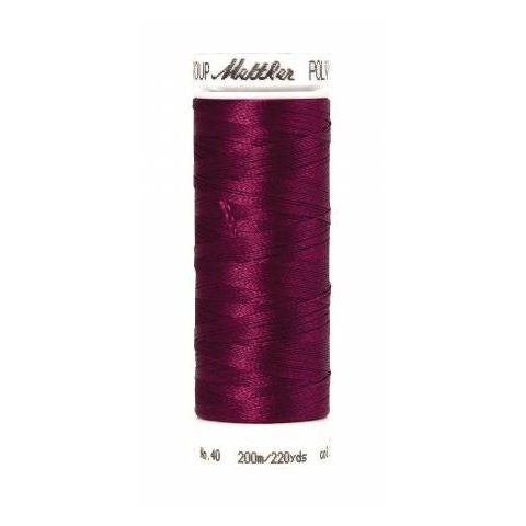 Mettler Poly Sheen 2500 Boysenberry polyester embroidery thread