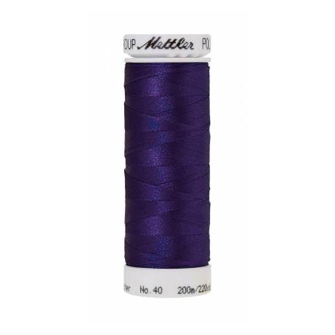Mettler Poly Sheen 3110 Dark Ink polyester embroidery thread