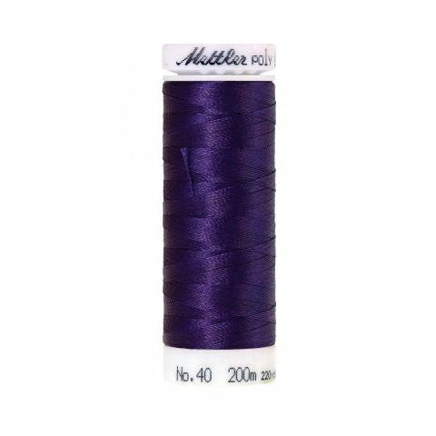 Mettler Poly Sheen 3114 Purple Twist polyester embroidery thread