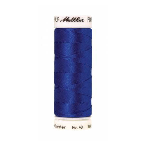Mettler Poly Sheen 3510 Electric Blue polyester embroidery thread
