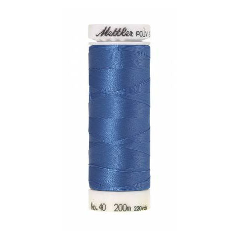 Mettler Poly Sheen 3722 Empire Blue polyester embroidery thread