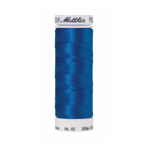 Mettler Poly Sheen 3900 Cerulean polyester embroidery thread