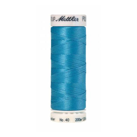 Mettler Poly Sheen 3910 Crystal Blue polyester embroidery thread