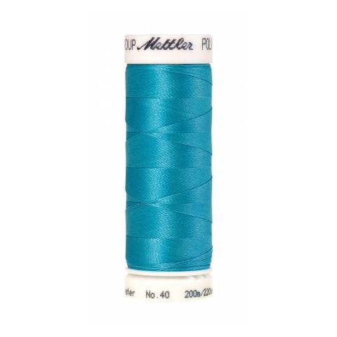 Mettler Poly Sheen 4111 Turquoise polyester embroidery thread