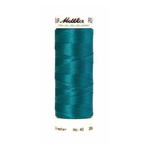 Mettler Poly Sheen 4410 Aqua Velva polyester embroidery thread