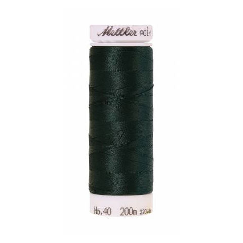 Mettler Poly Sheen 5374 Forest Green polyester embroidery thread