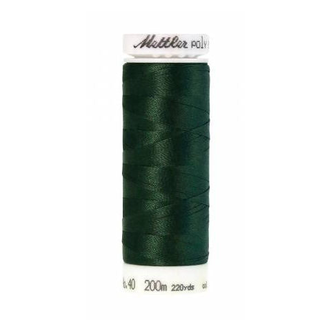 Mettler Poly Sheen 5555 Deep Green polyester embroidery thread