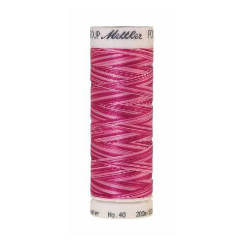 Mettler Poly Sheen Multi 9923 Lipstick Pinks variegated polyester embroidery thread