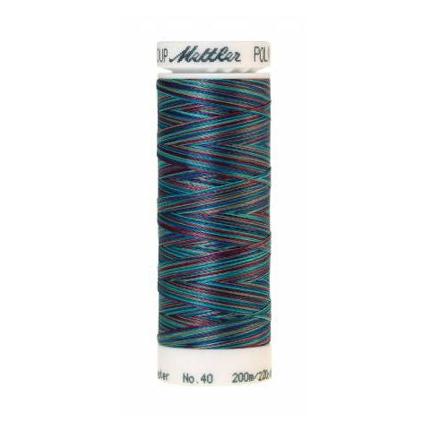 Mettler Poly Sheen Multi 9970 Royal Gems variegated polyester embroidery thread