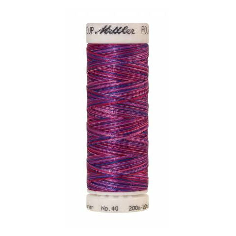 Mettler Poly Sheen Multi 9973 Girlie Girl Brights variegated polyester embroidery thread