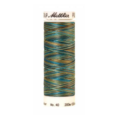 Mettler Poly Sheen Multi 9978 Caribbean Reefs variegated polyester embroidery thread