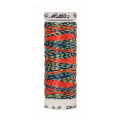 Mettler Poly Sheen Multi 9981 Glowing Brights variegated polyester embroidery thread