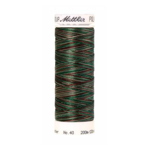Mettler Poly Sheen Multi 9982 Forest Woods variegated polyester embroidery thread
