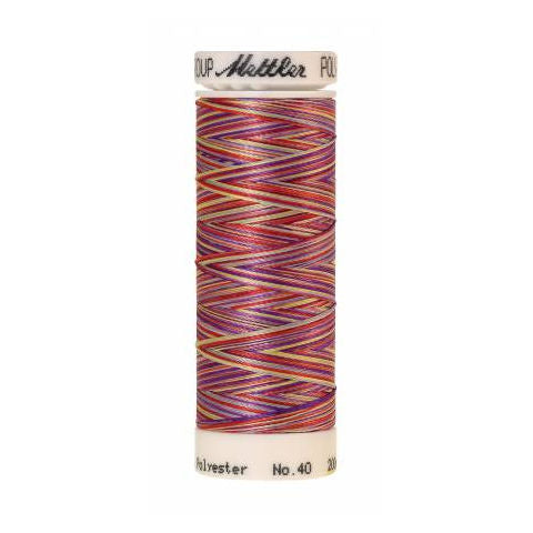 Mettler Poly Sheen Multi 9983 Wild Flowers variegated polyester embroidery thread