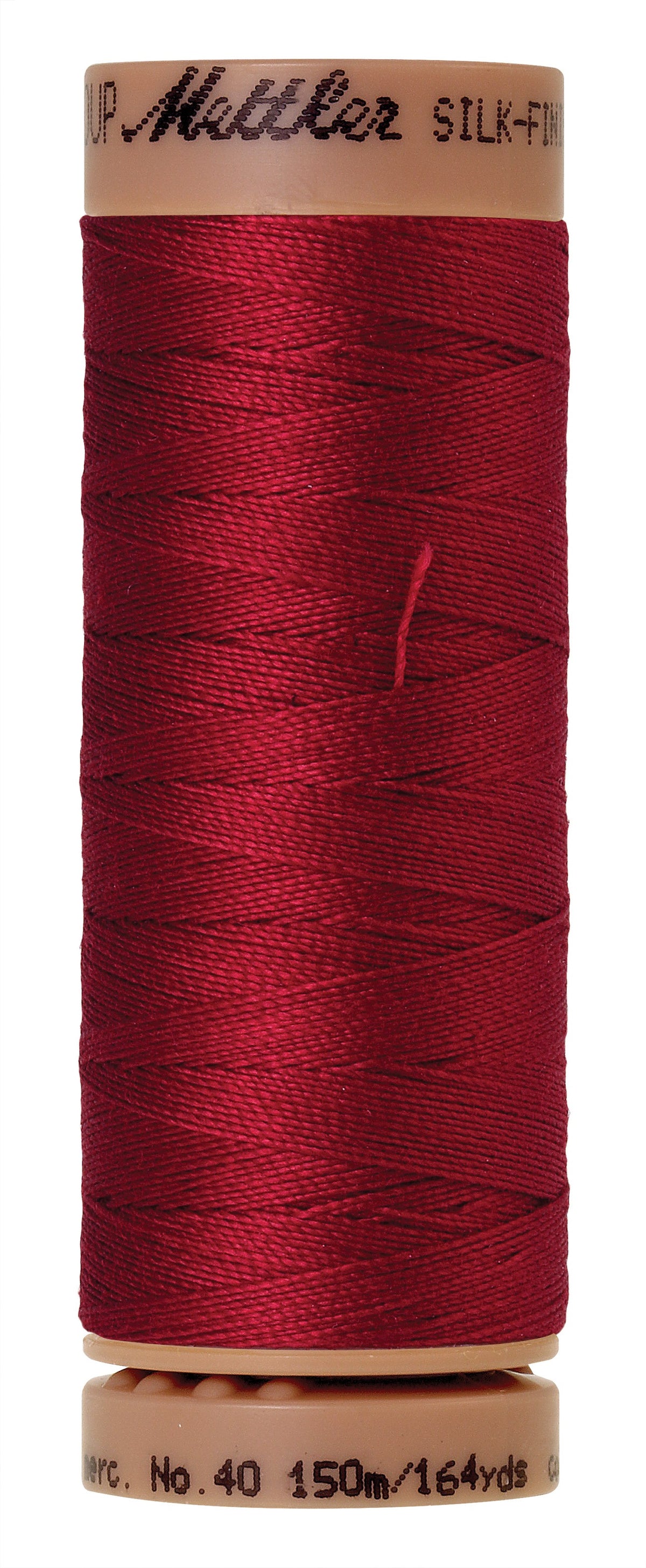 Mettler SILK-FINISH COTTON 40, 0105 Fire Engine, 150M spool