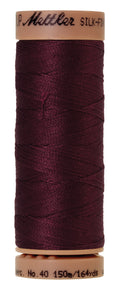 Mettler SILK-FINISH COTTON 40, 0109 Bordeaux, 150M spool