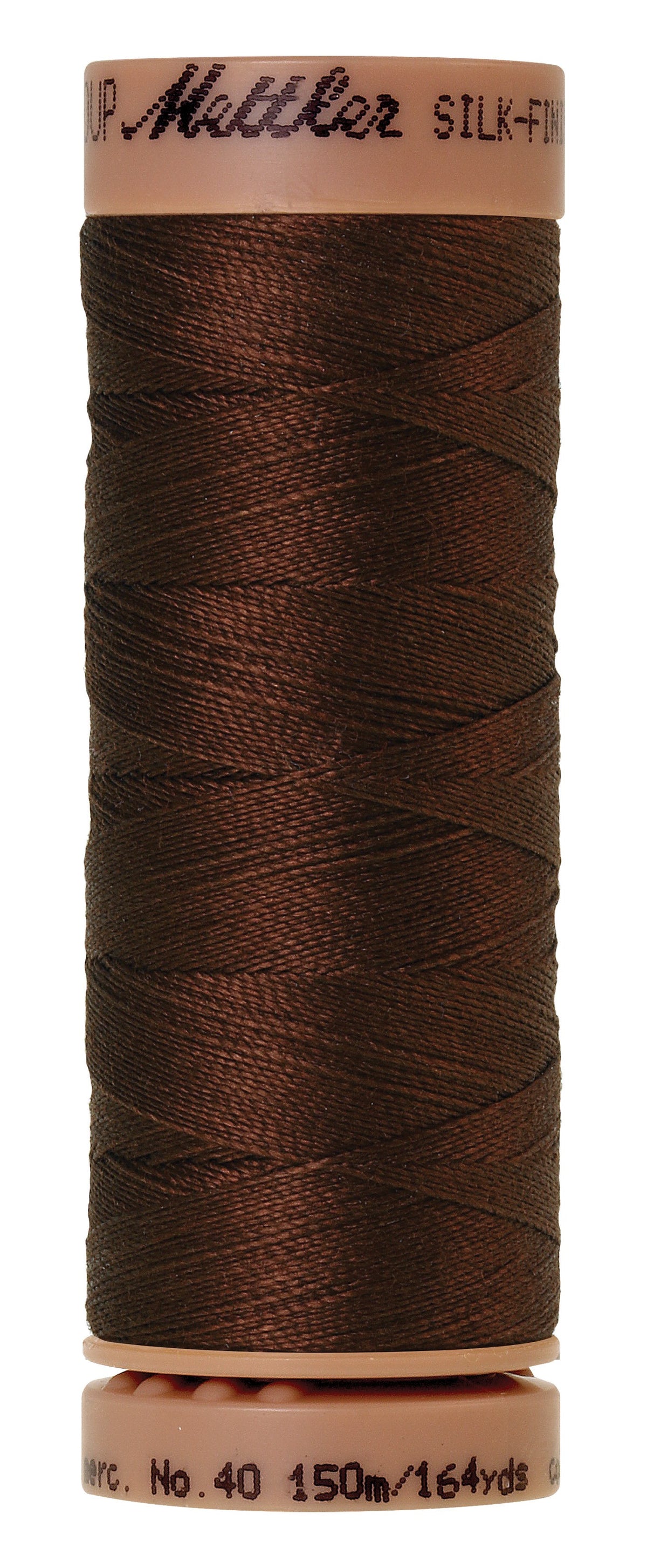 Mettler SILK-FINISH COTTON 40, 0173 Friar Brown, 150M spool