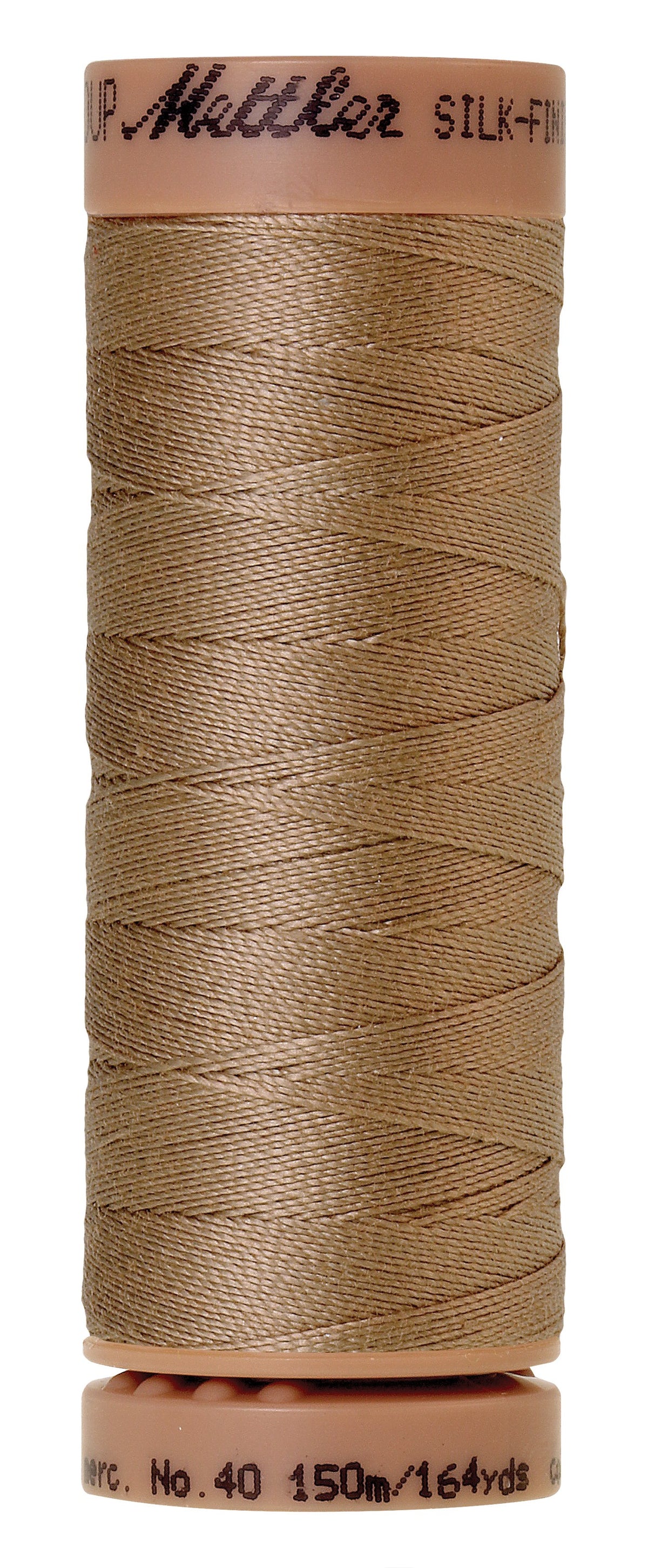 Mettler SILK-FINISH COTTON 40, 0285 Caramel Cream, 150M spool