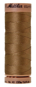 Mettler SILK-FINISH COTTON 40, 0287 Dark Tan, 150M spool