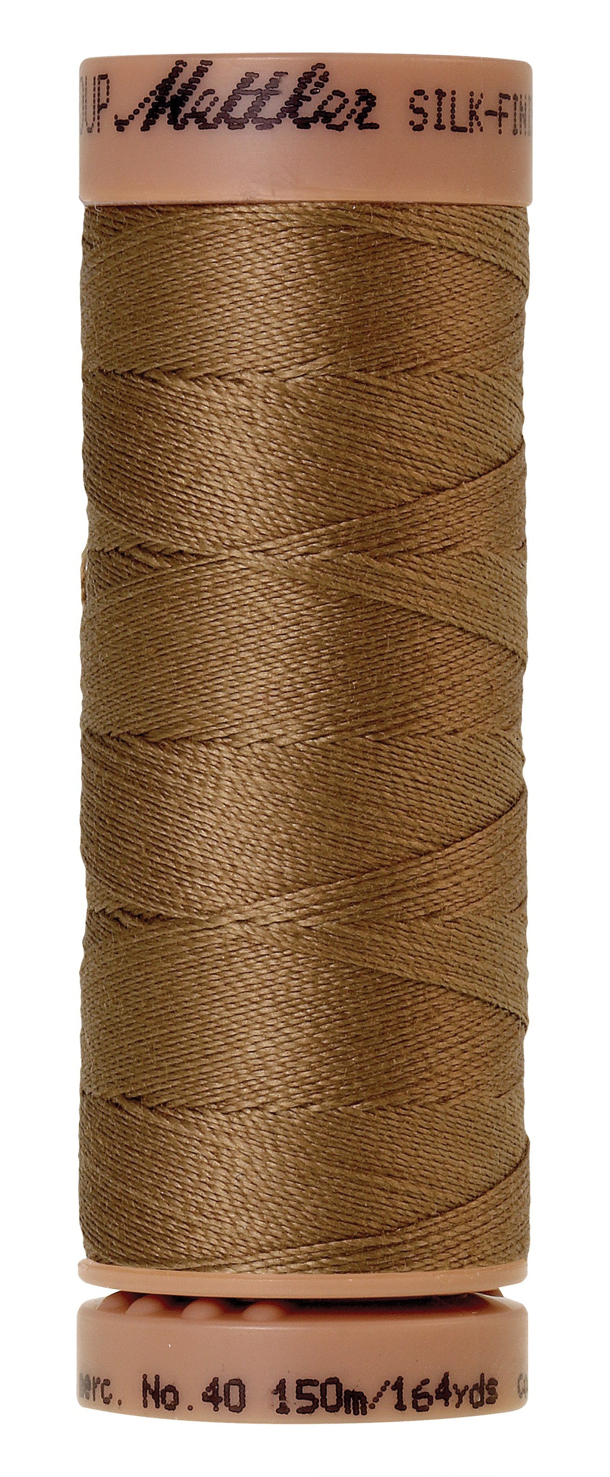 Mettler SILK-FINISH COTTON 40, 0287 Dark Tan, 150M spool
