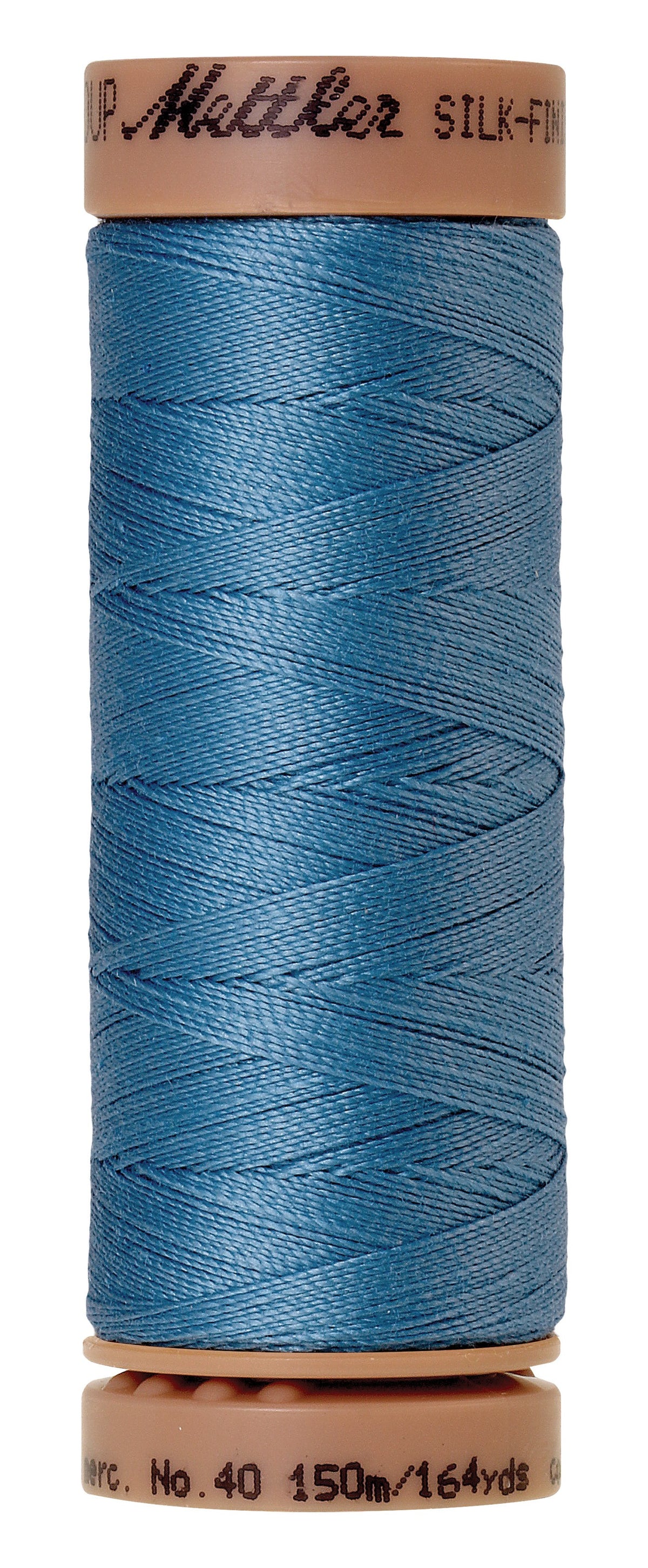 Mettler SILK-FINISH COTTON 40, 0338 Reef Blue, 150M spool