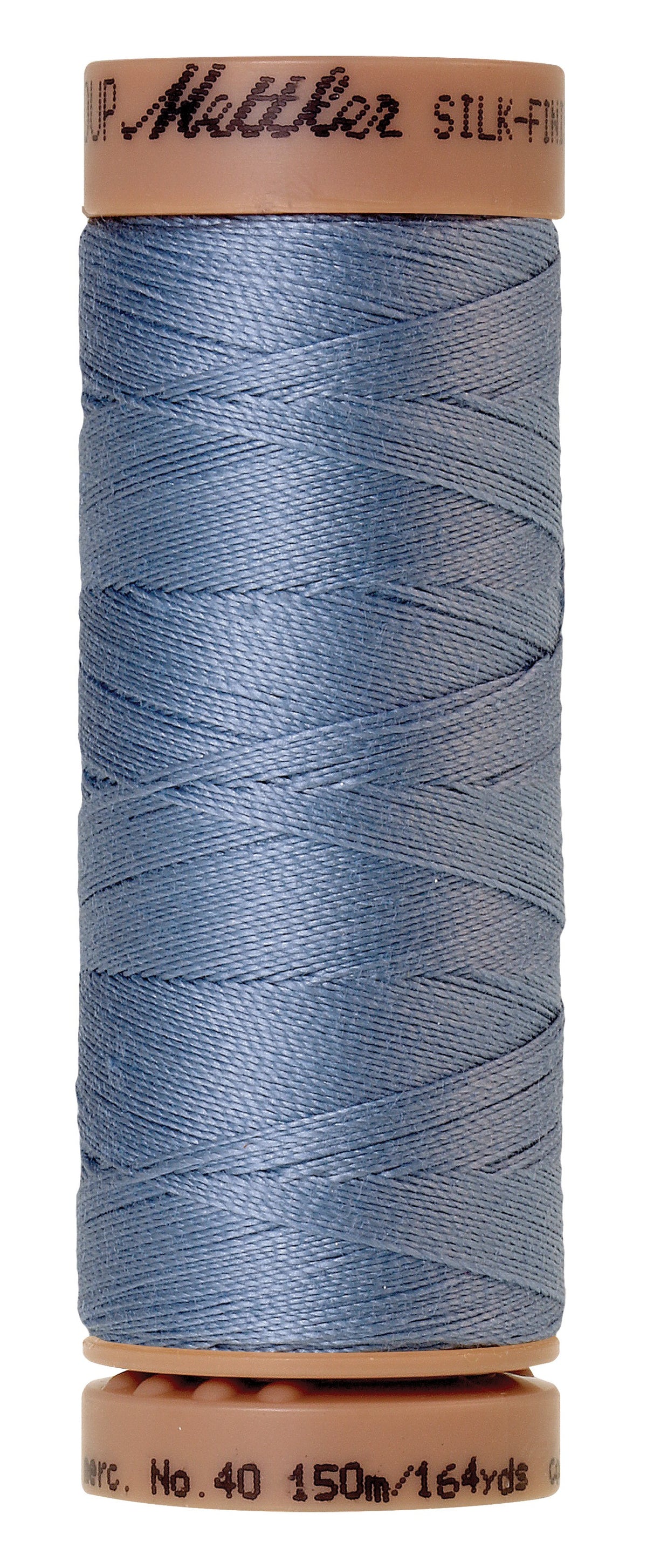 Mettler SILK-FINISH COTTON 40, 0350 Summer Sky, 150M spool