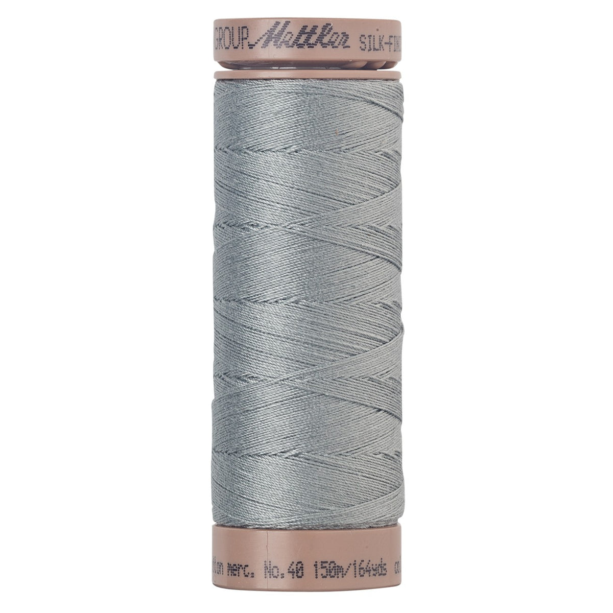 Mettler SILK-FINISH COTTON 40, 0413 Titan Gray, 150M spool