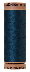 Mettler SILK-FINISH COTTON 40, 0485 Tartan Blue, 150M spool