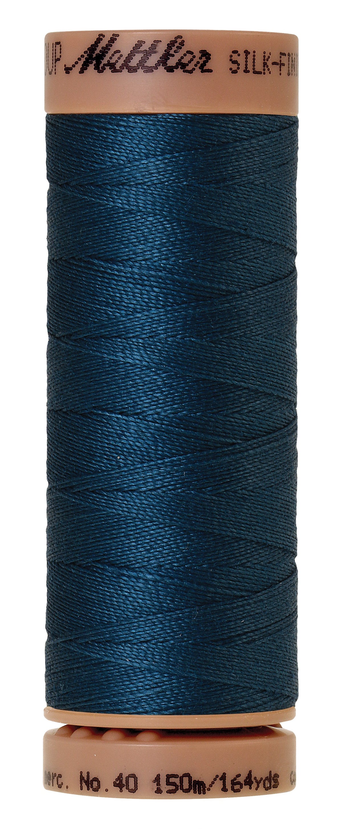 Mettler SILK-FINISH COTTON 40, 0485 Tartan Blue, 150M spool
