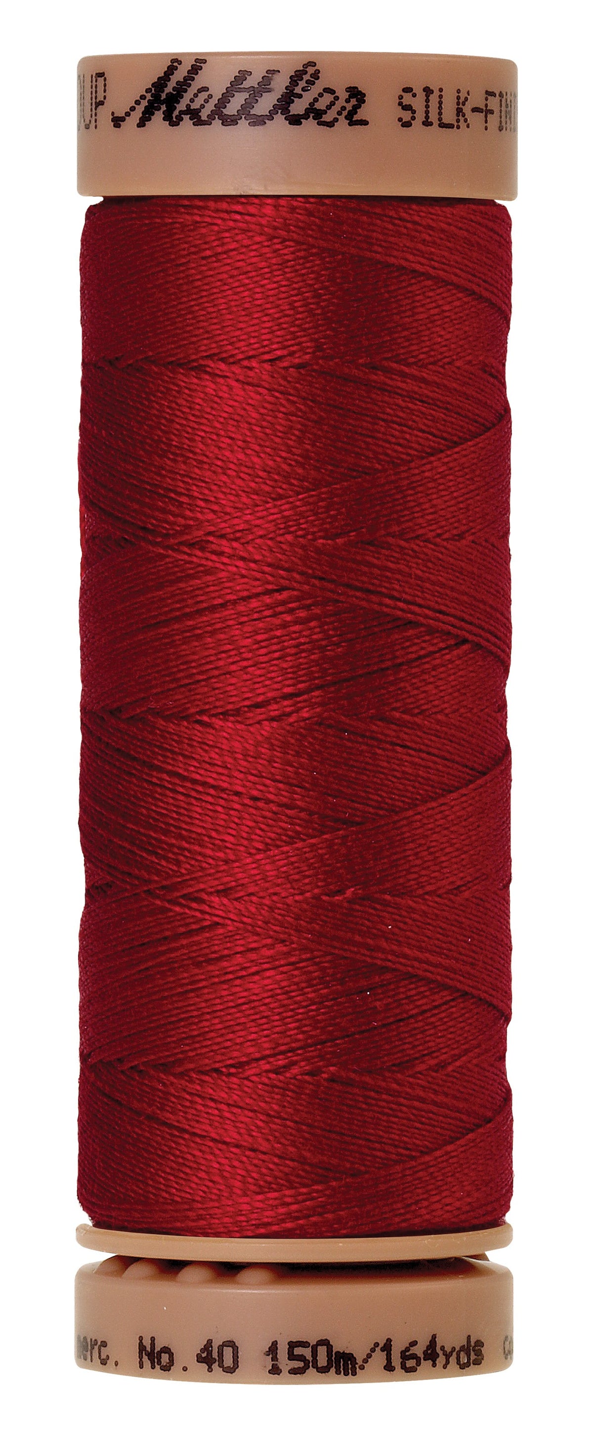 Mettler SILK-FINISH COTTON 40, 0504 Country Red, 150M spool
