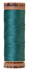 Mettler SILK-FINISH COTTON 40, 0611 Blue-green Opal, 150M spool