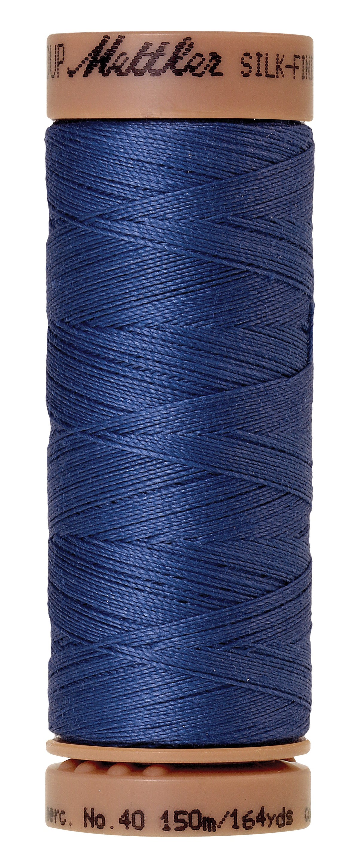 Mettler SILK-FINISH COTTON 40, 0815 Cobalt Blue, 150M spool