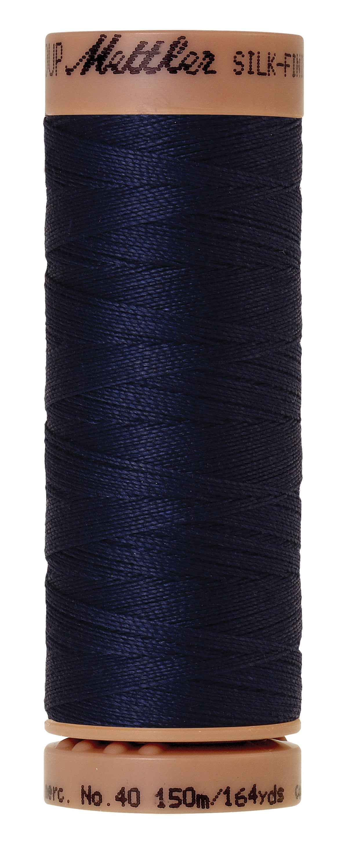 Mettler SILK-FINISH COTTON 40, 0825 Navy, 150M spool