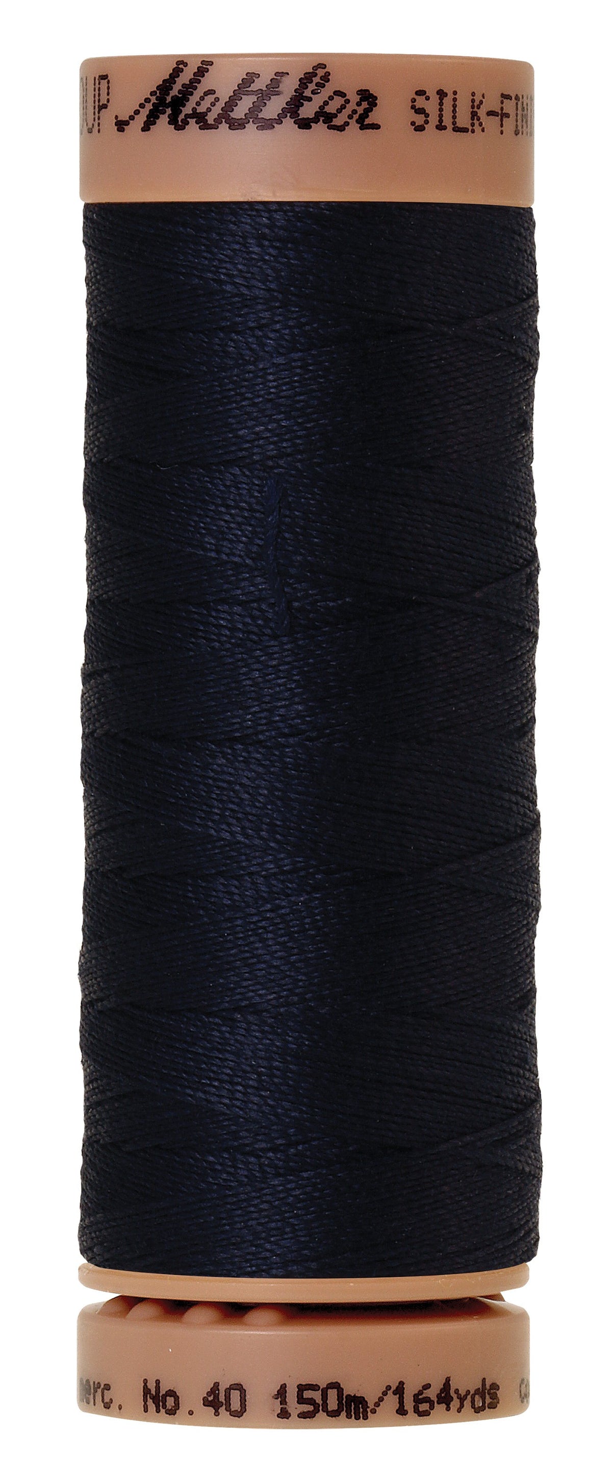 Mettler SILK-FINISH COTTON 40, 0827 Dark Blue, 150M spool