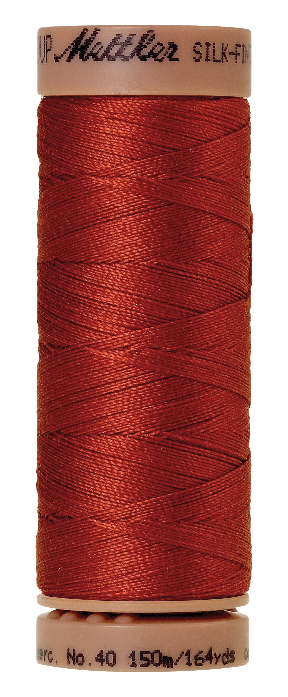 Mettler SILK-FINISH COTTON 40, 1074 Brick, 150M spool