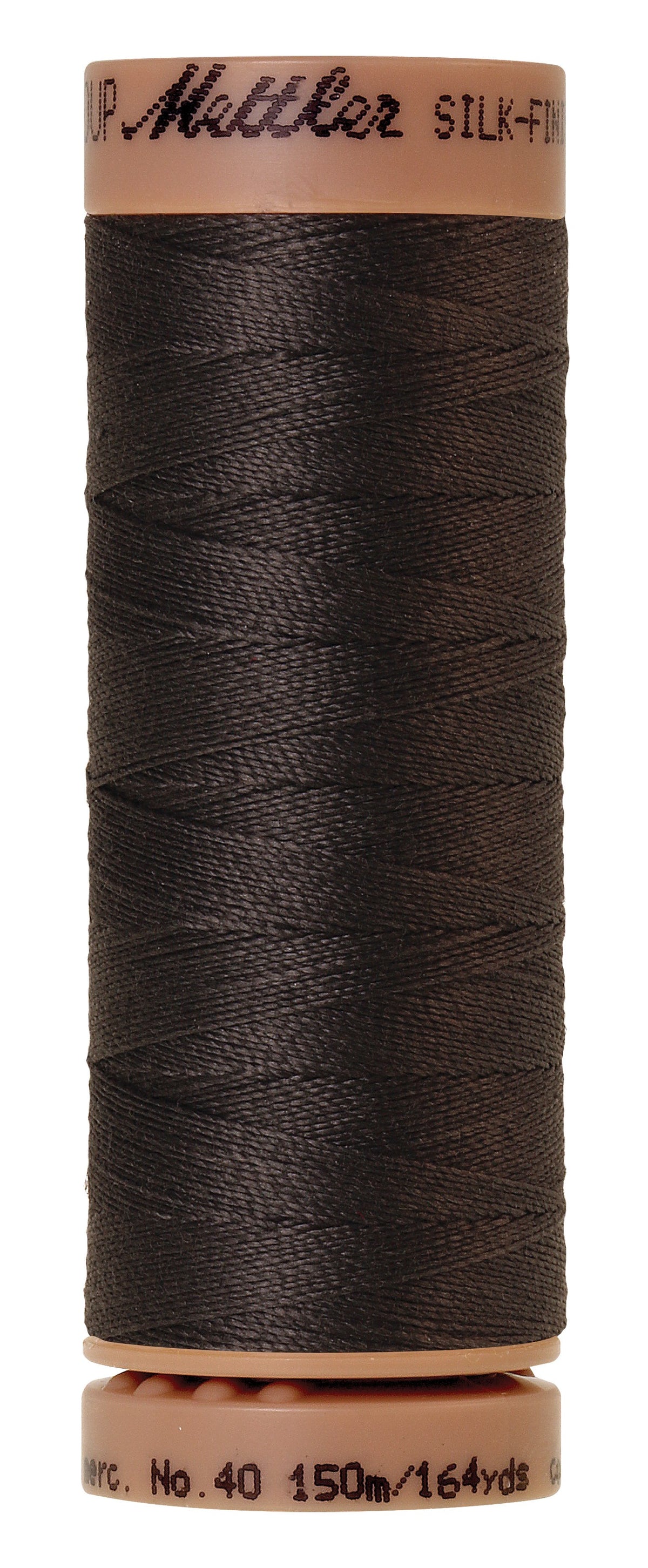 Mettler SILK-FINISH COTTON 40, 1282 Charcoal, 150M spool