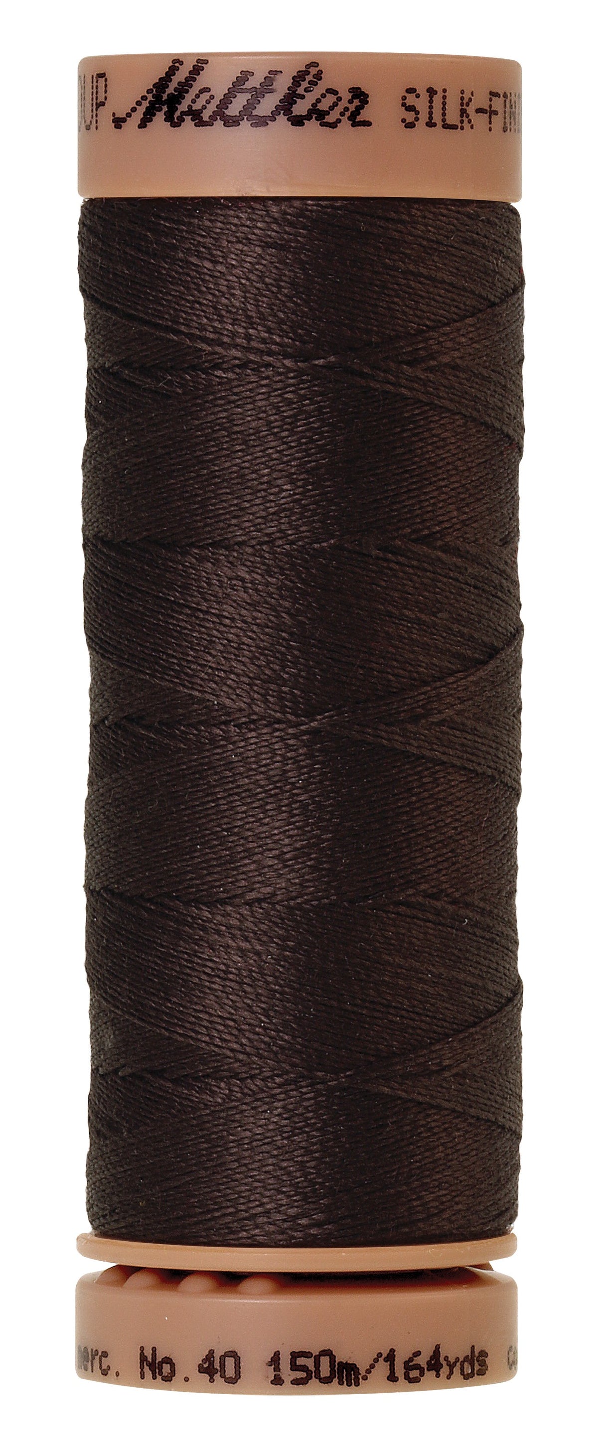 Mettler SILK-FINISH COTTON 40, 1382 Black Peppercorn, 150M spool
