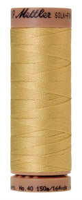 Mettler SILK-FINISH COTTON 40, 1412 Lemon Frost, 150M spool