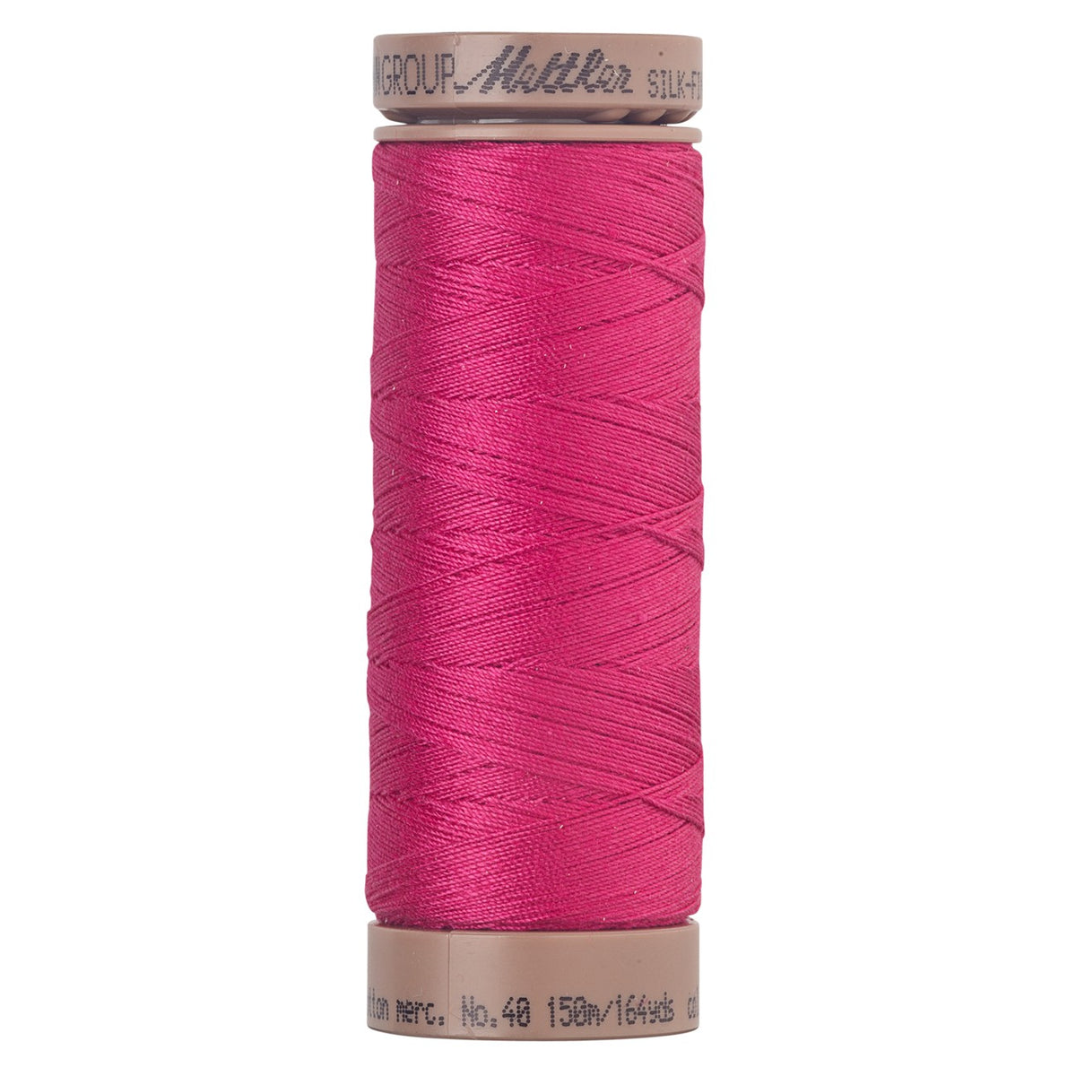Mettler SILK-FINISH COTTON 40, 1421 Fuschia, 150M spool