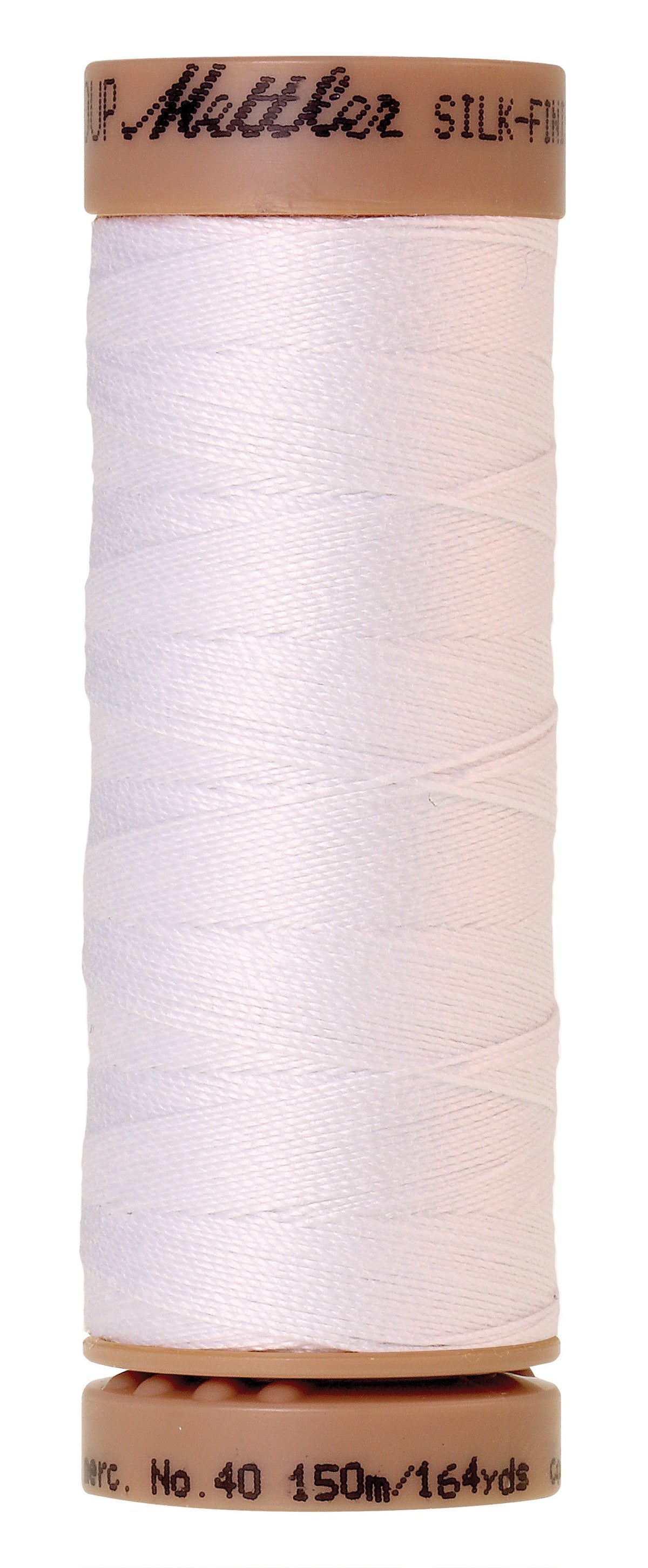 Mettler SILK-FINISH COTTON 40, 2000 White 1, 150M spool